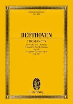 2 Romances Sol majeur et Fa majeur op. 40 / op. 50 Standard