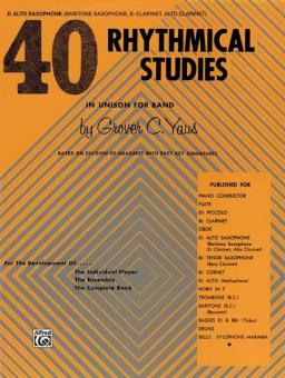 40 Rhythmical Studies 
