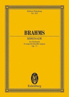 Serenade pour orchestre Ré majeur op. 11 Standard