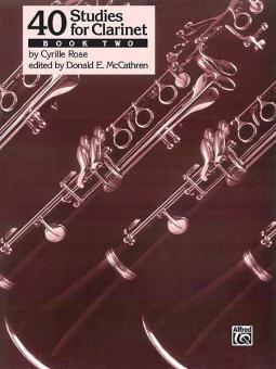 40 Studies For Clarinet Book 2 