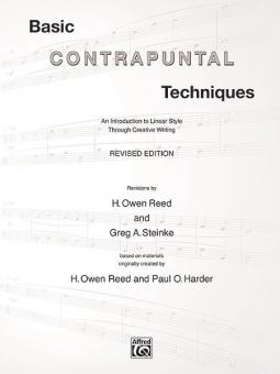 Basic Contrapuntal Techniques 