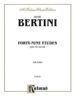 49 Etudes, Op. 101 & 166 Standard