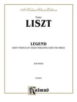 Legend: St. Francis Walking Over The Waves Standard