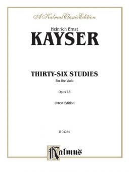 36 Studies op. 43 Standard