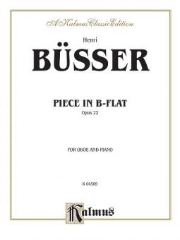 Piece In B-Flat, Op. 22 Standard