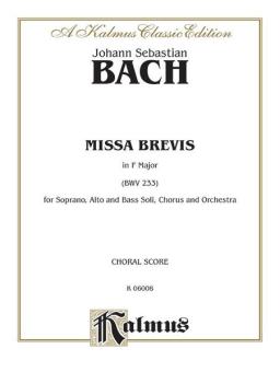 Missa Brevis In F Major 