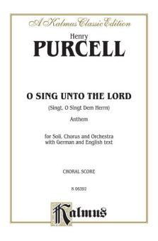 Sing, O Sing Unto The Lord 