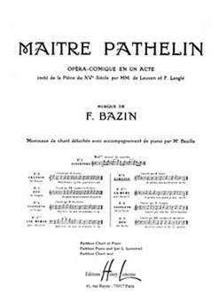 Maître Pathelin no5 Romance 