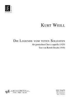 Die Legende vom toten Soldaten für Chor SATB 