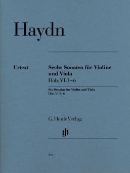 6 Sonatas Hob. VI:1-6 