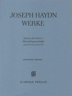 Quatuors à cordes op. 20 und op. 33 Heft 3 