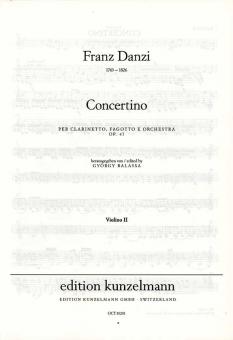 Concertino B-Dur für Klarinette und Fagott 
