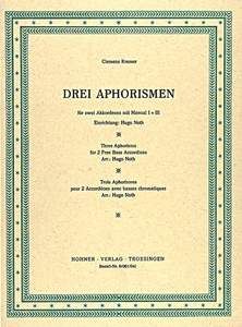 Trois Aphorismes 