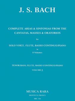 Complete Arias from the Cantatas, Masses, Oratorios Vol. 8 