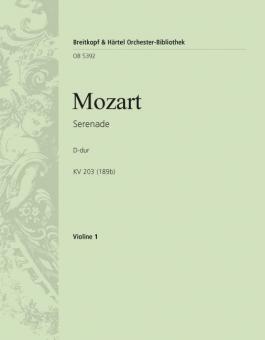 Serenade D-dur KV 203 (189b) 