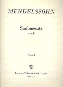 Sinfoniesatz c-moll 