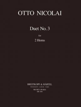 Duo Nr. 3 for 2 Horns 