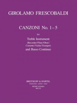 Canzoni Nr. 1-5 
