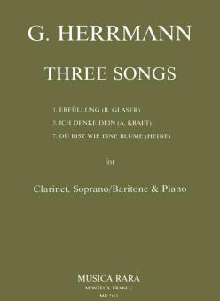 3 Deutsche Lieder 