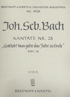 Gottlob! Nun geht das Jahr zu Ende 