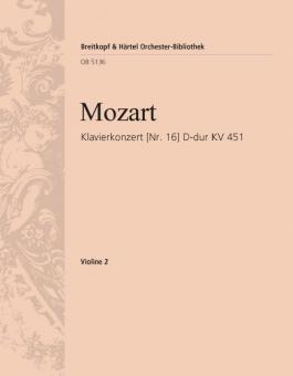 Klavierkonzert D-dur KV 451 