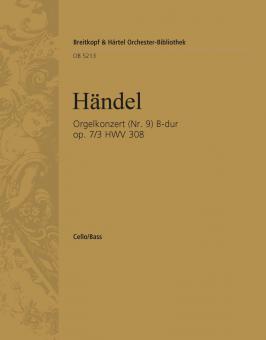 Orgelkonzert (Nr. 9) B-Dur op. 7/3 HWV 308 