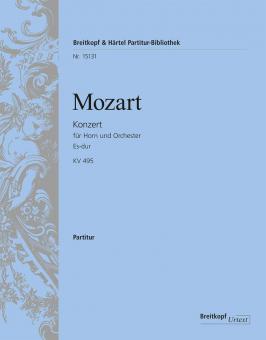 Konzert für Horn und Orchester (Nr. 4) Es-dur KV 495 (Breitkopf Urtext) 