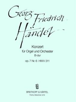 Orgelkonzert Nr. 12 B-Dur op. 7/6 HWV 311 