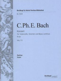 Violoncellokonzert B-Dur Wq 171 