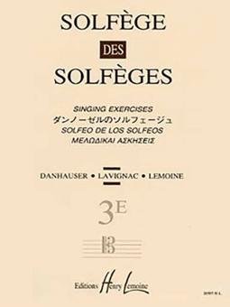 Solfège des Solfèges Vol.3E sans accompagnement 