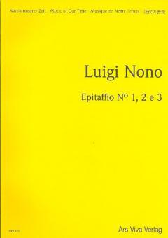 Epitaffio 1, 2 e 3 auf Federico Garcia Lorca Standard