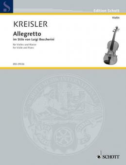 Allegretto im Stile von Luigi Boccherini Standard