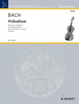 Prelude E Major BWV 1006 Standard