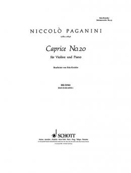 Caprice No. 20 B Minor Standard