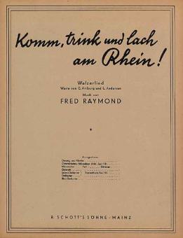 Komm, trink und lach am Rhein 