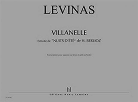 Villanelle extr. de Nuits d'été de H. Berlioz 