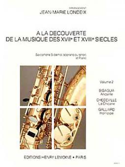 A La découverte de la musique des 17o et 18o siècles 2 