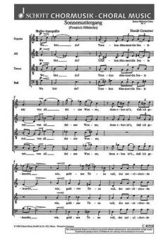 7 Hölderlin-Chöre GeWV 40 Nr. 4 Standard
