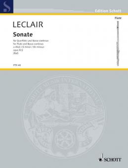 Sonata Mi mineur op. 9/2 Standard