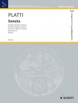 Sonata mi mineur op. 3/3 Standard