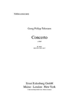 Concerto Mi mineur 
