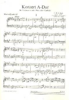 Concerto La majeur H 437-39, Wq 168, 172, 29 