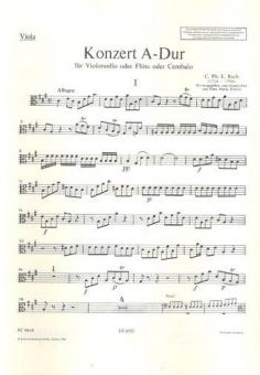 Concert La majeur H 437-39, Wq 168, 172, 29 Standard