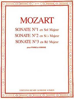 Sonates à 4 mains No. 1 à 3 