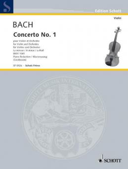 Concerto no. 1 en la mineur BWV 1041 Standard