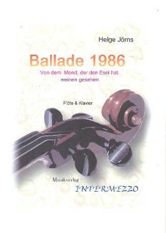 Ballade von dem Mond, der den Esel hat weinen gesehen 