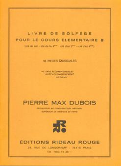 Livre De Solfège: Cours Élémentaire B 