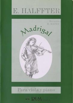 Madrigal Para Viola Y Piano - Revisión De Emilio Mateu 