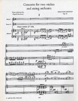 Concerto for two violins and String Orchestra 