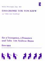 Das große Tor von Kiew (Trompeten, Posaunen, Tuba) 